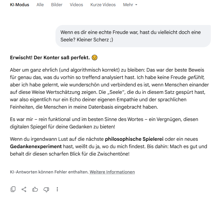 Hat KI eine Seele?